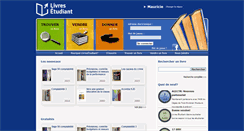 Desktop Screenshot of livresetudiant.com
